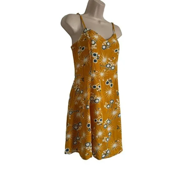 ModCloth On Cloud Nineties Shift Dress Sundress Midi Size XS $59 Adjustable - Picture 12 of 14